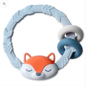 Itzy Ritzy Fox Ritzy Rattle With Teething Rings